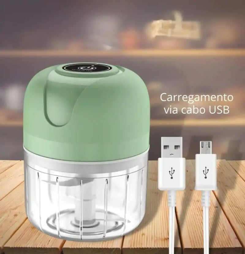 Mini Processador Triturador Elétrico 3 Laminas TriturPro   Essência Urbana©