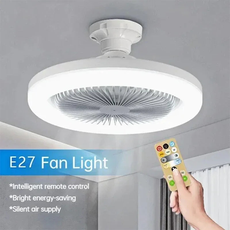 Ventilador de teto inteligente com LED